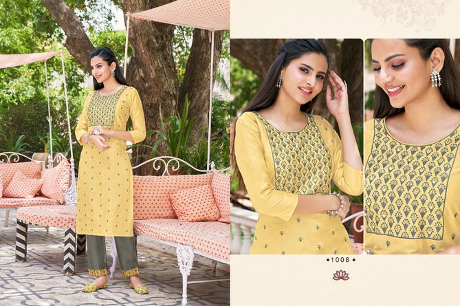 KAPIL GANGOR 2 Fancy New Designer Fancy Wear Cotton Silk Kurti Collection
                                    